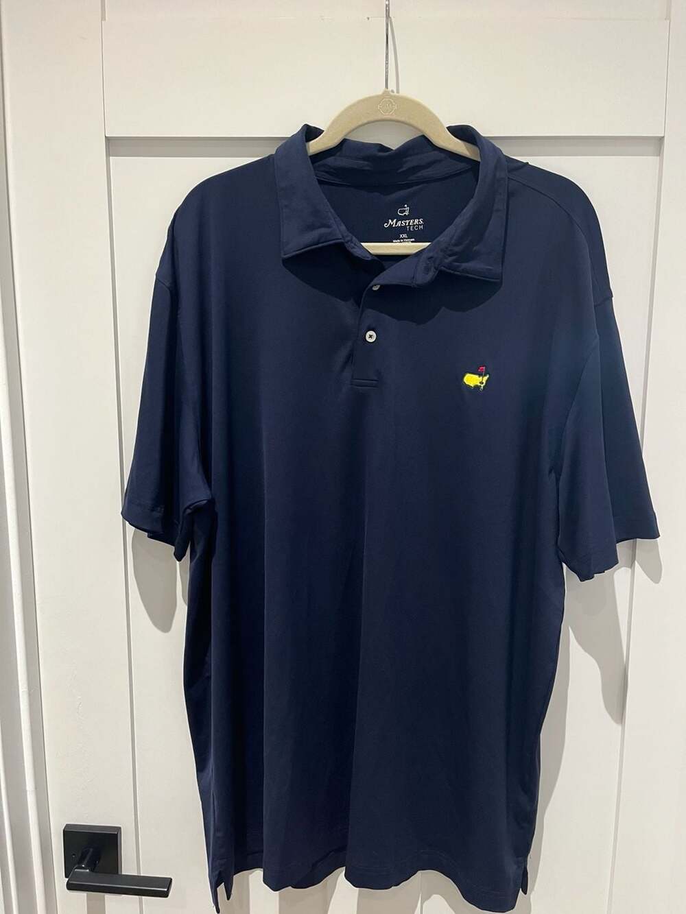 Masters Tech Augusta National Golf Club Men's Performance Polo Shirt Navy XXL